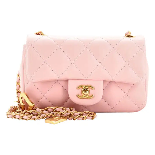 CC Sweet Camellia Quilted Flap Bag - 4 Colors